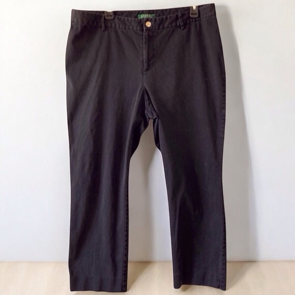 Lauren Ralph Lauren Pants - Lauren Ralph Lauren Black Career Pants  - 16W - Traditional dark academia